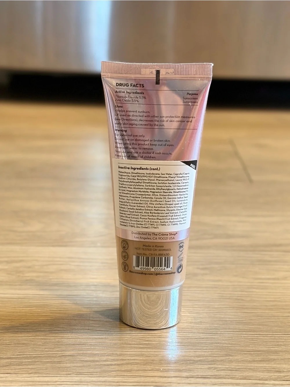 The Crème Shop CC Crème SPF 30 - Fair 30 (Pink & Cream)